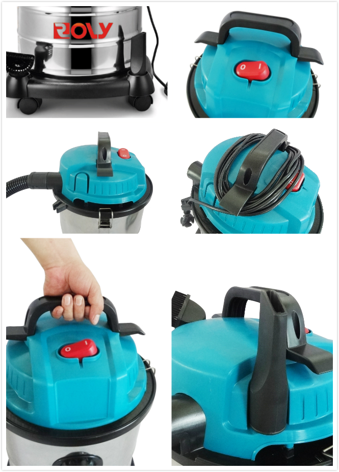 RL175 1200W/1400W stainless steel home and commercial use wet & dry & blower vacuum cleaner